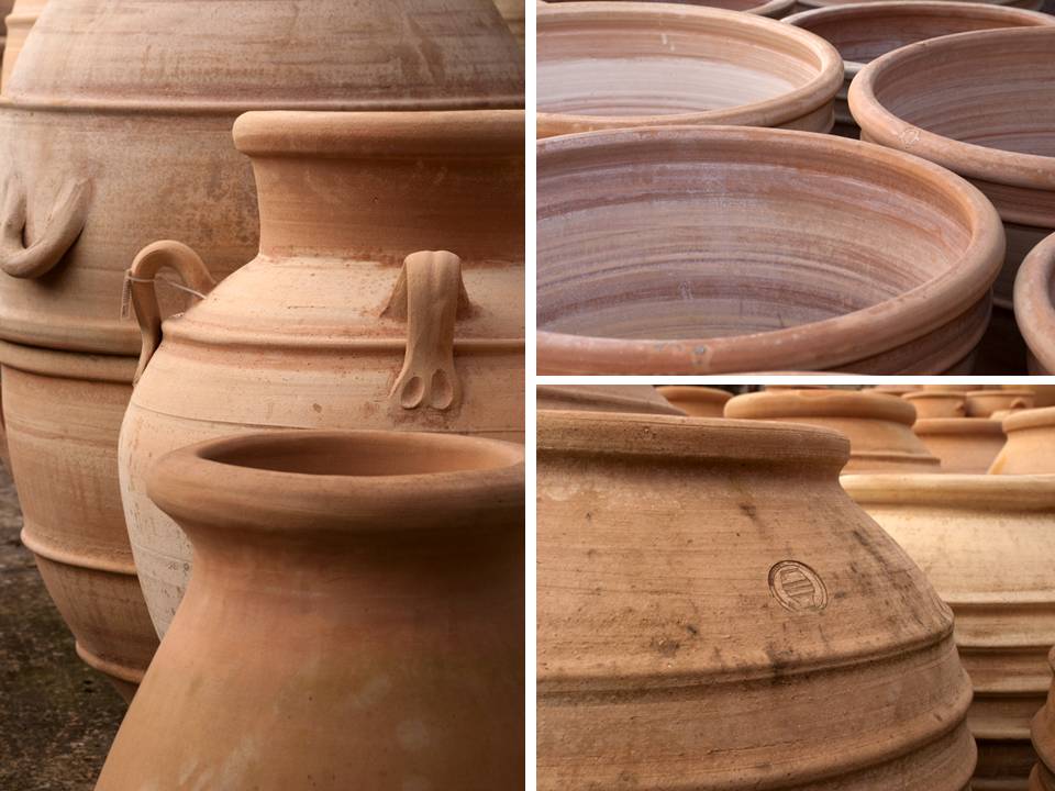 clay pots and urns | Lisa Cox Garden Designs Blog