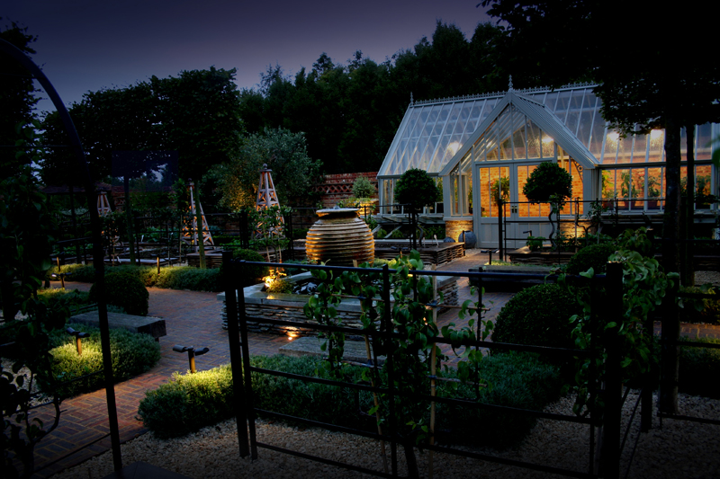 Walled garden in Berkshire - Lighting by Ornamental Garden Lighting