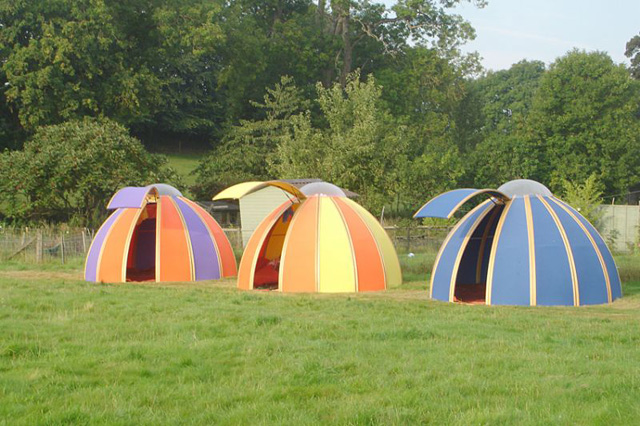 Colourful pods by Unidome