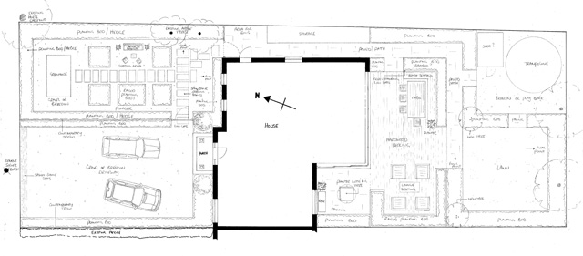 West Horsley Concept Plan Lisa Cox Garden Designs