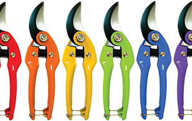 Colourful secateurs from Sarah Raven
