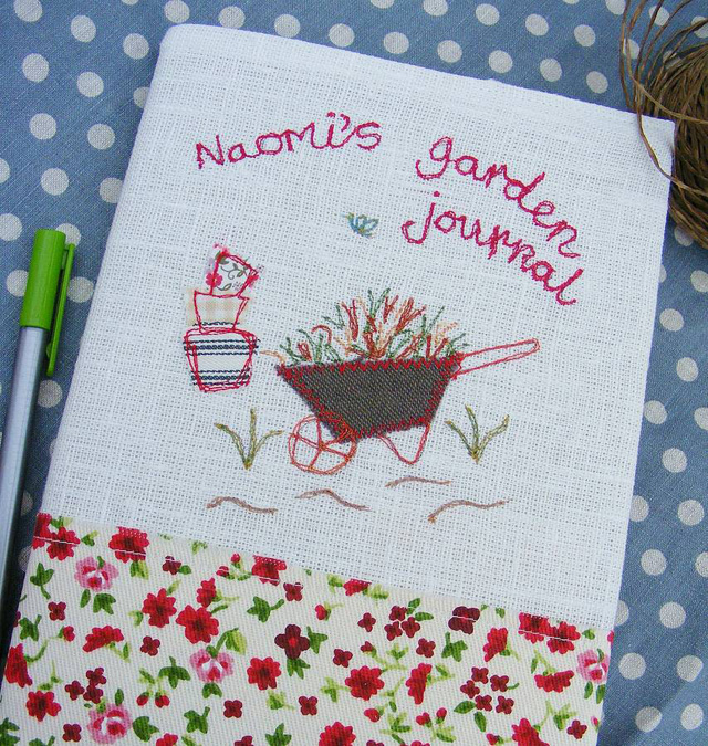 personalised garden journal from not on the high street