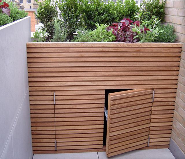 Bespoke bin storage Garden Trellis Company