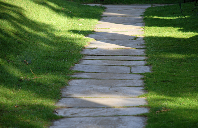 Pathway by St Marys Church Leatherhead Lisa Cox Garden Designs