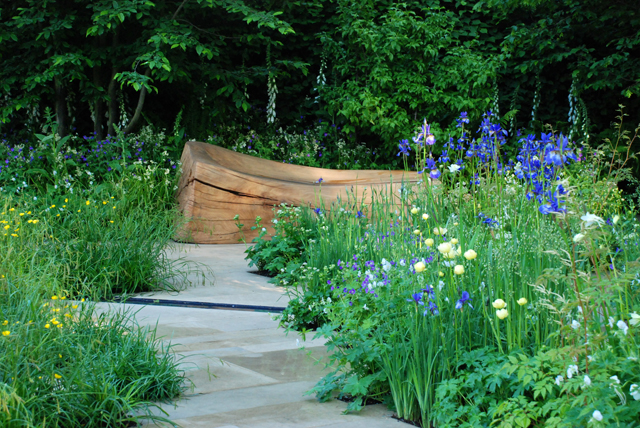 Bench in Homebase Garden RHS Chelsea 2014 Lisa Cox Designs