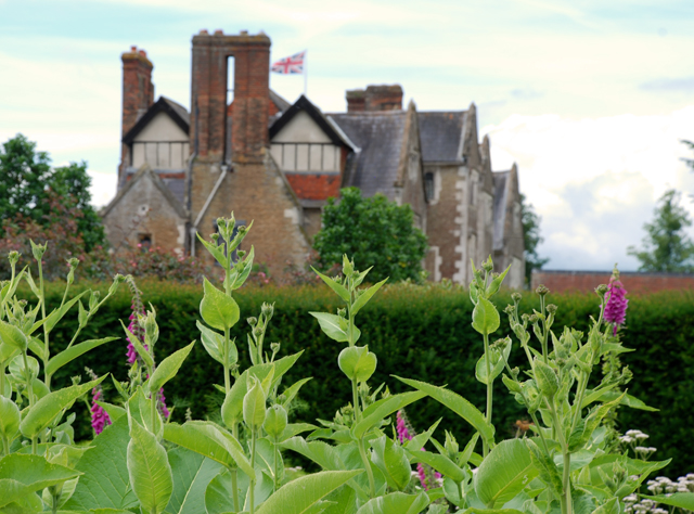 Loseley House from the Herb Garden Lisa Cox Garden Designs