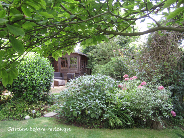 Garden in Epsom before redesign Lisa Cox Designs