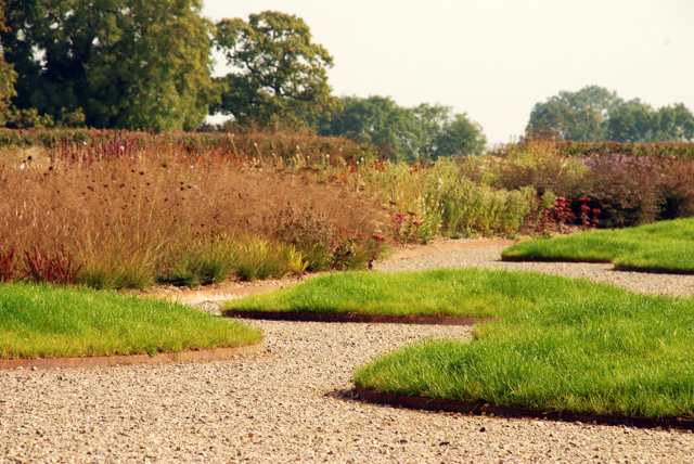 Hauser Wirth grass mounds Lisa Cox Garden Designs