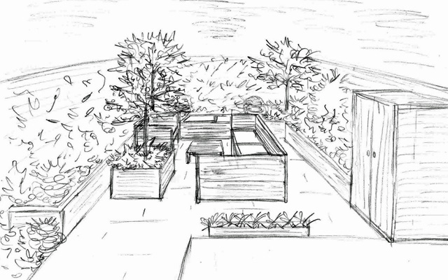 Plans for small gardens « Lisa Cox Garden Designs Blog