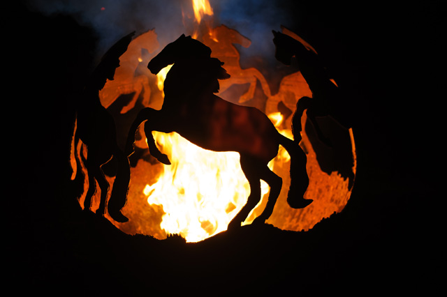 Prancing Horses Ball by The Firepit Company