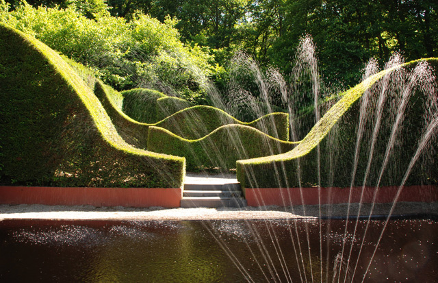 The Pool Garden at Veddw Lisa Cox Designs