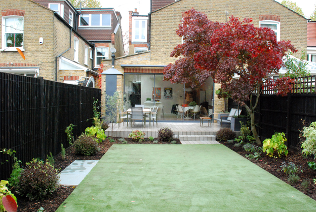 Chiswick garden after planting Lisa Cox