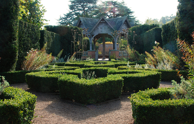 Formal gardens at Hampton Court Castle Lisa Cox