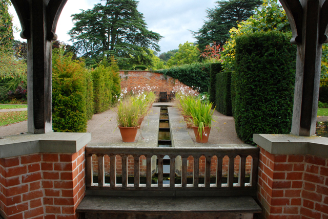 Stepped water rill at Hampton Court Herefordshire Lisa Cox