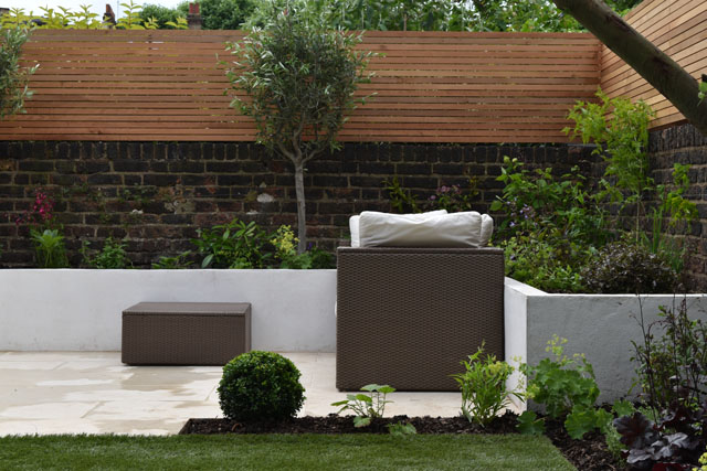 Lounge seating Hammersmith garden Lisa Cox Designs