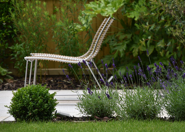 Contemporary lounge chairs Lisa Cox Garden Designs