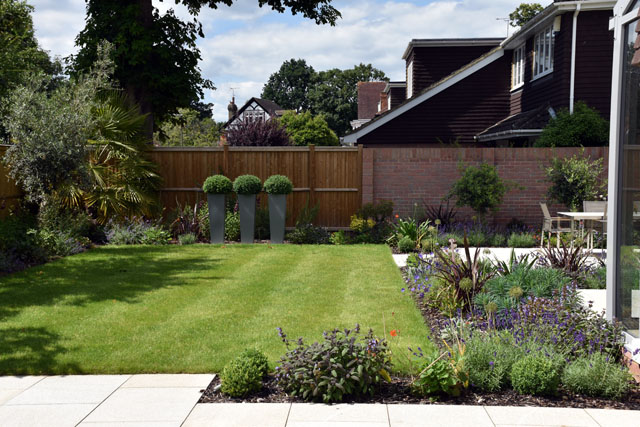 Weybridge garden 9 months after planting Lisa Cox
