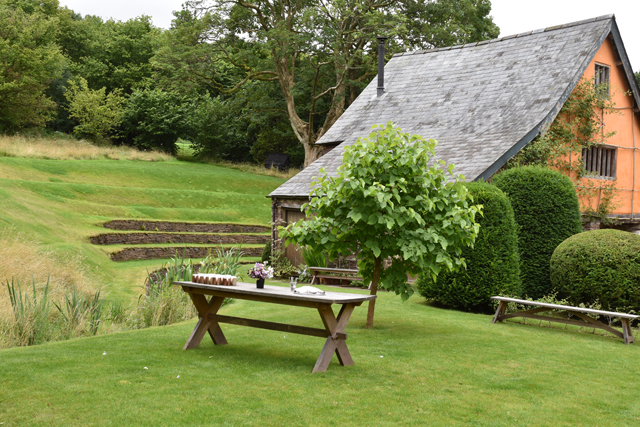 Theatre garden Allt-y-bela Lisa Cox